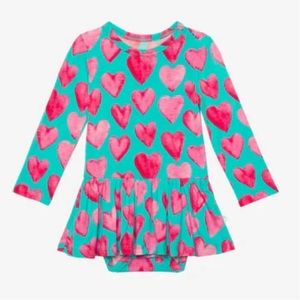 Posh Peanut twirl bodysuit- Queen of Hearts